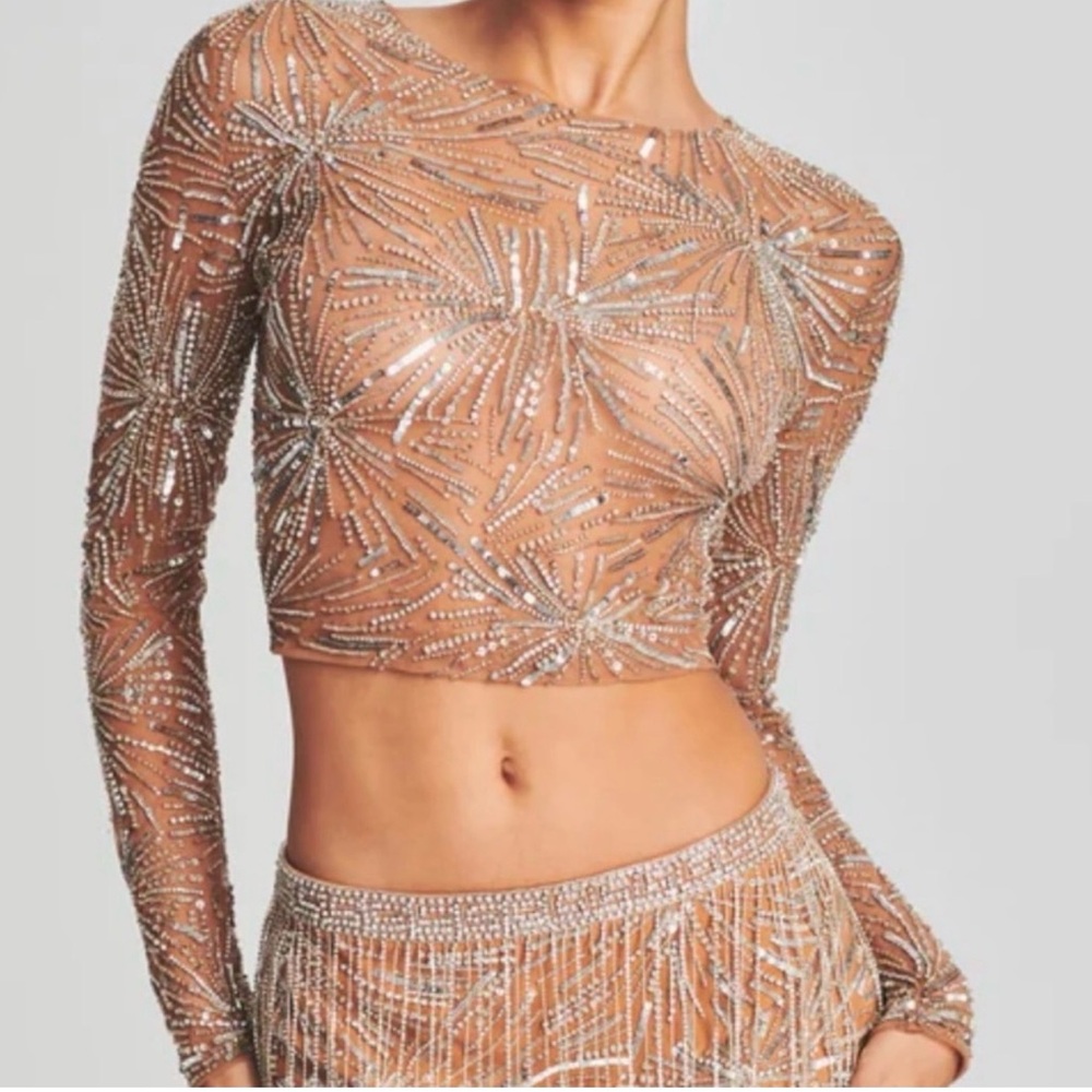 Retrofete Bessie Sequin Top